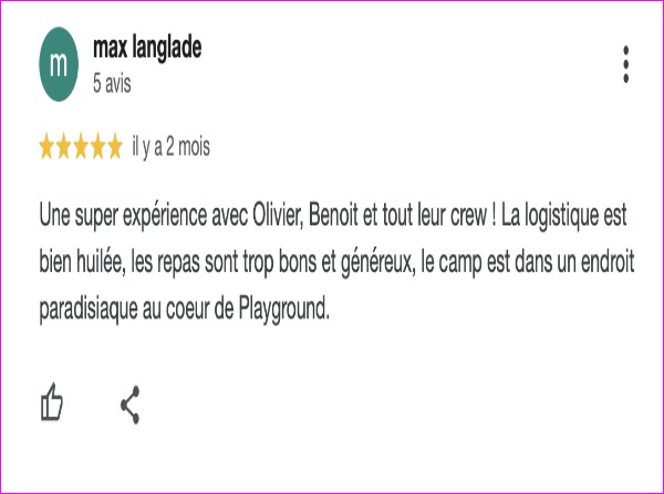 Les avis google mentawai